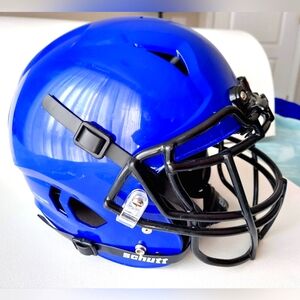 Schutt A11 Football Helmet, Blue w/ Black Accents, Youth XL, Like NEW Condition!